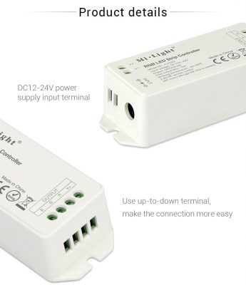 Milight Smart LED Control System for RGB/RGBW/RGB+CCT Strip Light, DC 12V 24V - Image 2