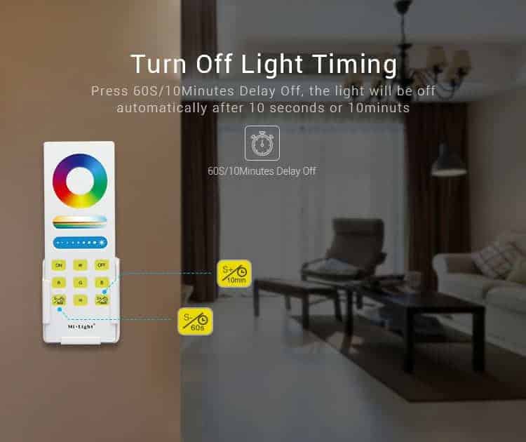 Milight Smart LED Control System for RGB/RGBW/RGB+CCT Strip Light, DC 12V 24V