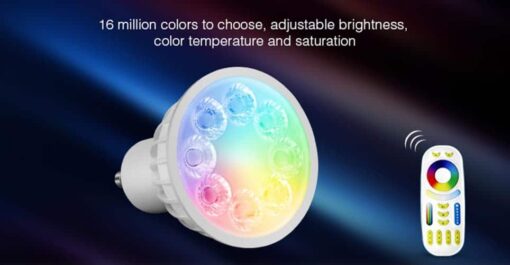MiLight RGB-DW LED Spotlights Full Colour and Dual White (CCT)- FUT103 GU10 FUT104 MR16 - Image 10