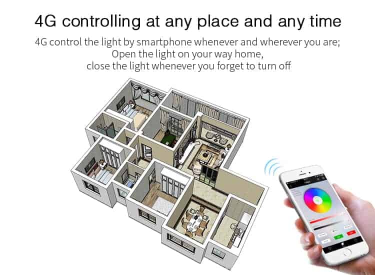 Mi-Light 12W RGB+CCT LED Light Bulb FUT105 Smart Lamp 2.4GHz Radio Controlled