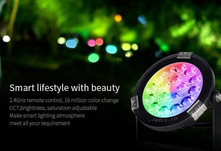 MiLight 9W RGB+CCT LED Garden Light IP65 Waterproof LED Lighting WiFi 2.4G