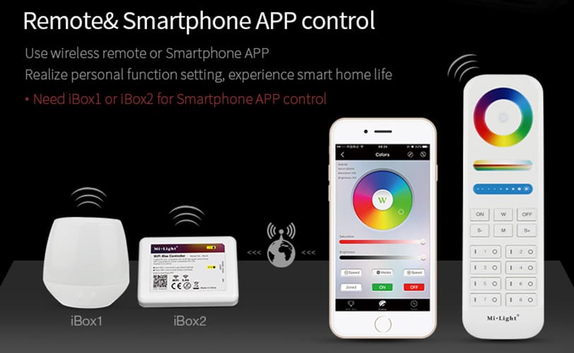 MiLight 9W RGB+CCT LED Garden Light IP65 Waterproof LED Lighting WiFi 2.4G