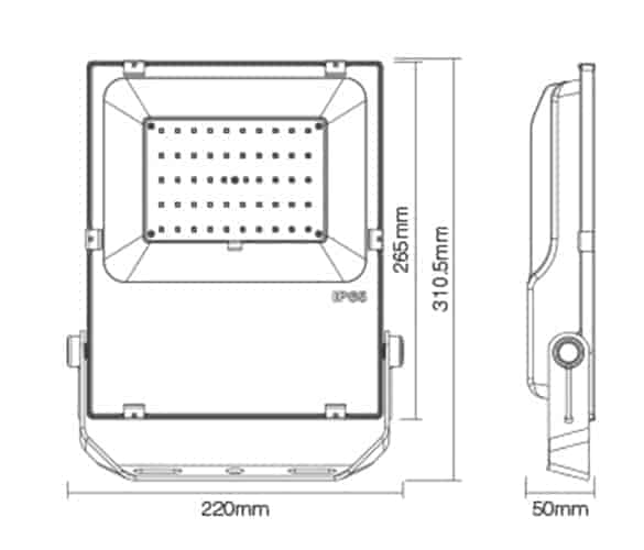 MiLight RGB+CCT LED Floodlight - WiFi Remote Control 10W - 50W