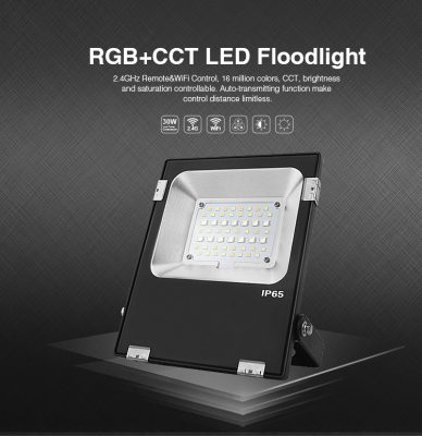 MiLight RGB+CCT LED Floodlight - WiFi Remote Control 10W - 50W - Image 5