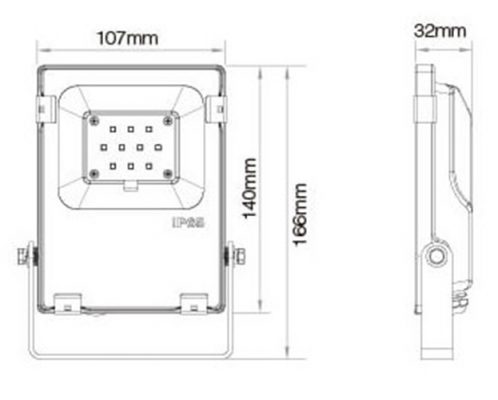 MiLight RGB+CCT LED Floodlight - WiFi Remote Control 10W - 50W - FUTT05