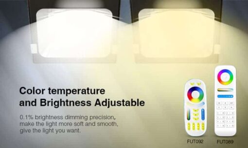 MiLight RGB+CCT LED Floodlight - WiFi Remote Control 10W - 50W - Image 12