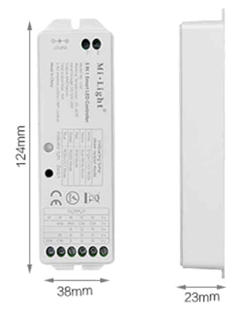 Milight LS2 - 5 in 1 LED Strip Controller, 2.4GHz Remote and Smartphone Control