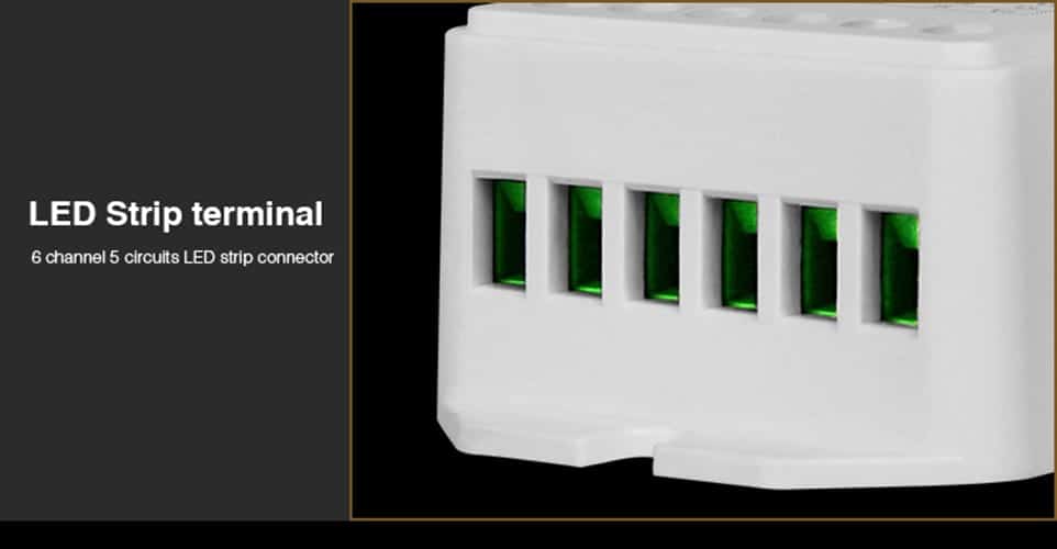 Milight LS2 - 5 in 1 LED Strip Controller, 2.4GHz Remote and Smartphone Control