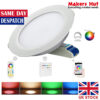 MiLight LED Recessed Round Downlight - RGB-DW (CCT) WiFi Remote Control 12W