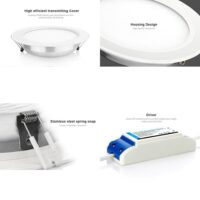 MiLight LED Recessed Round Downlight - RGB-DW (CCT) WiFi Remote Control 12W - Image 2