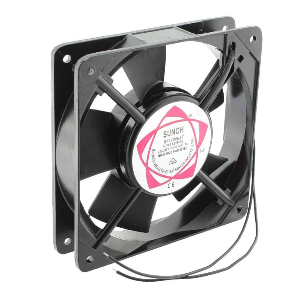 12025 - 120x120x25mm 120mm Mains AC 220V 240V Cabinet Chassis Cooling Fan