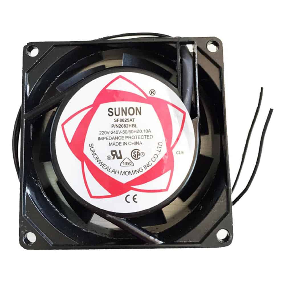 8025 80x80x25mm AC 220V 240V Axial Cooling Fan