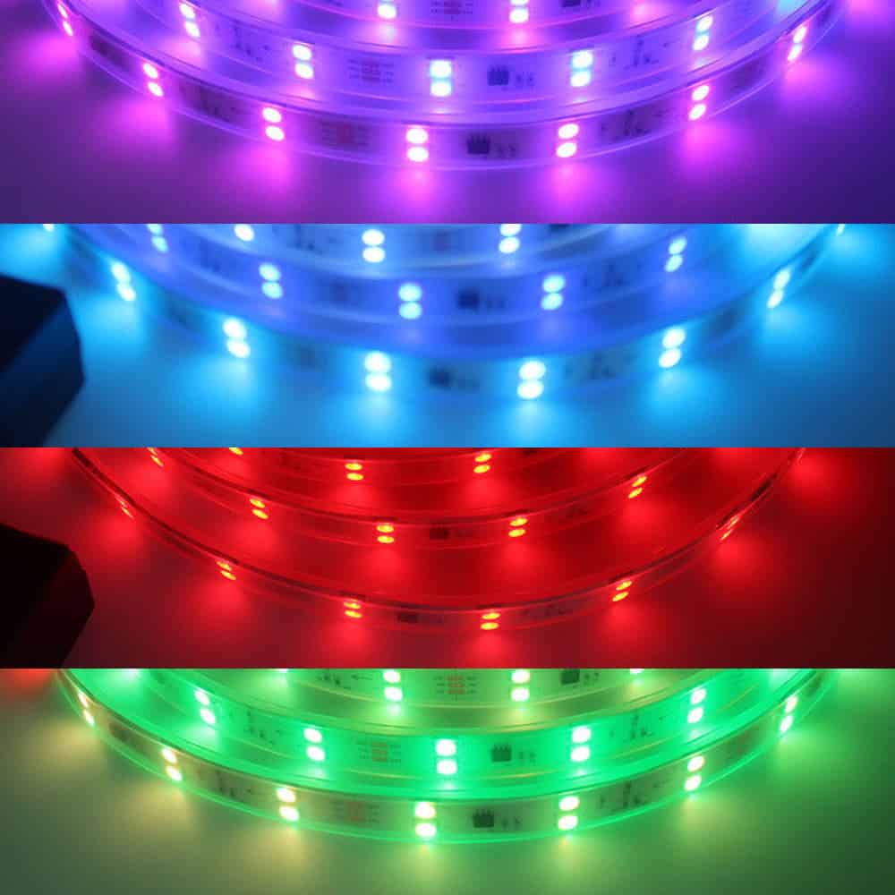 WS2811 5050 RGB Full Color Addressable Strip 60 90 120 LED/M Double/Triple
