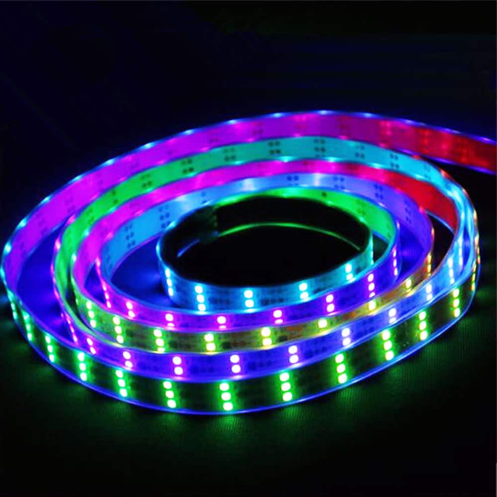 WS2811 5050 RGB Full Color Addressable Strip 60 90 120 LED/M Double/Triple