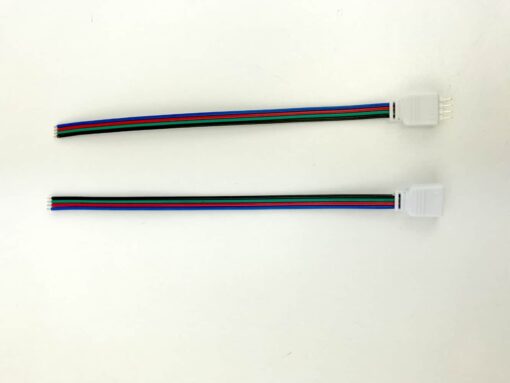 10mm 4Pin Connector Cable Cord Leads Female/Male 5050 RGB LED Strip Lights - Image 7