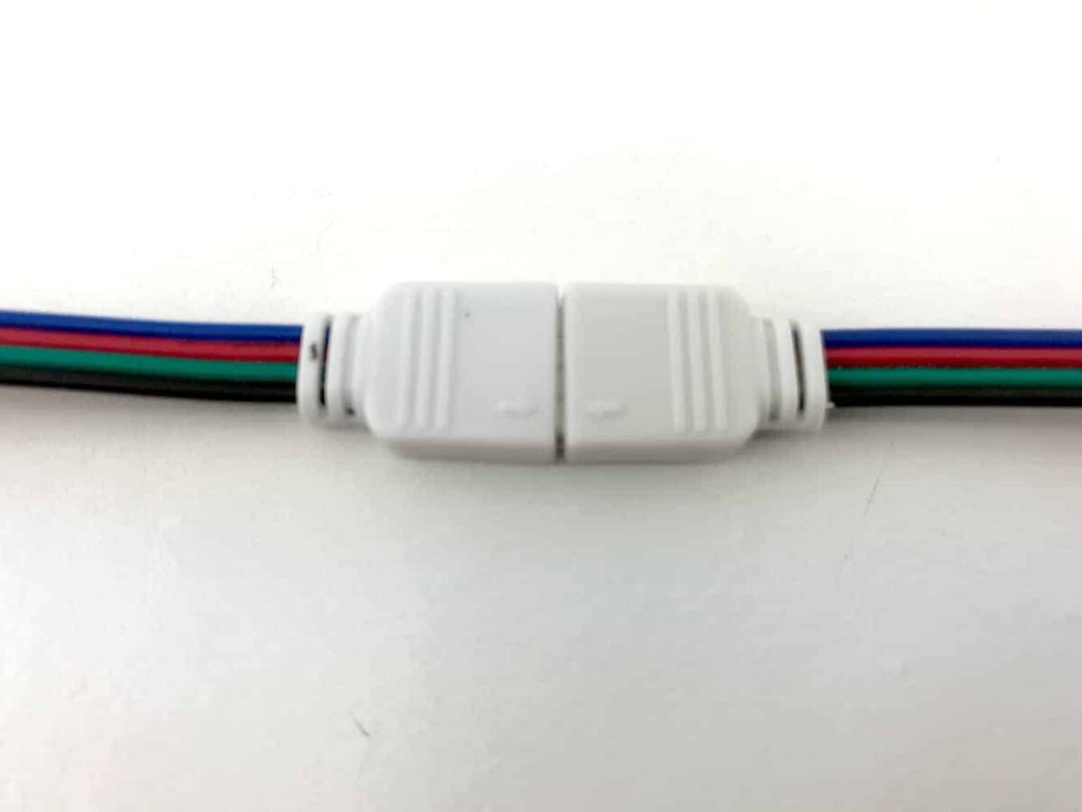 10mm 4Pin Connector Cable Cord Leads Female/Male 5050 RGB LED Strip Lights