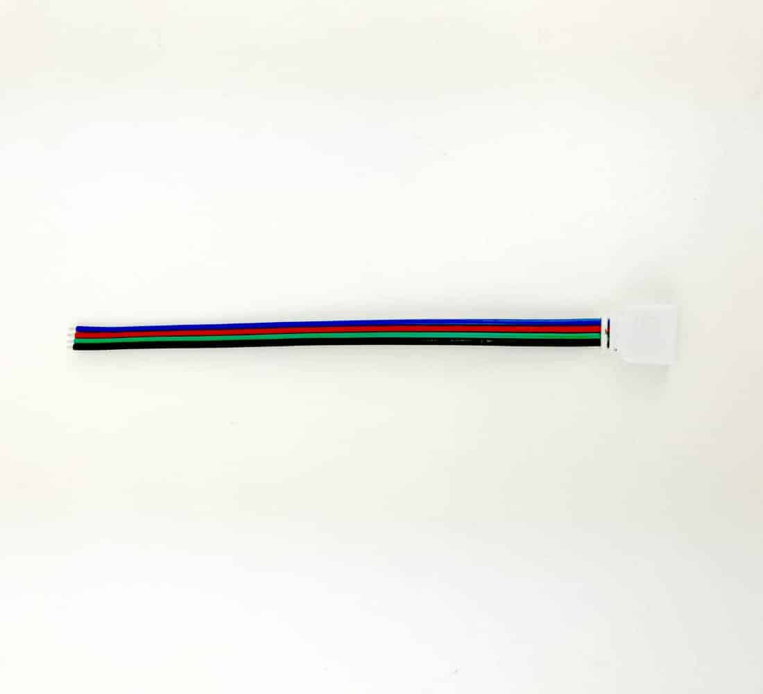 10mm 4Pin Connector Cable Cord Leads Female/Male 5050 RGB LED Strip Lights