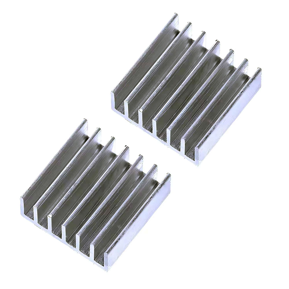 2 x 14x14x6mm Aluminium Heat Sink Heatsink for PI LED Power IC Transistor