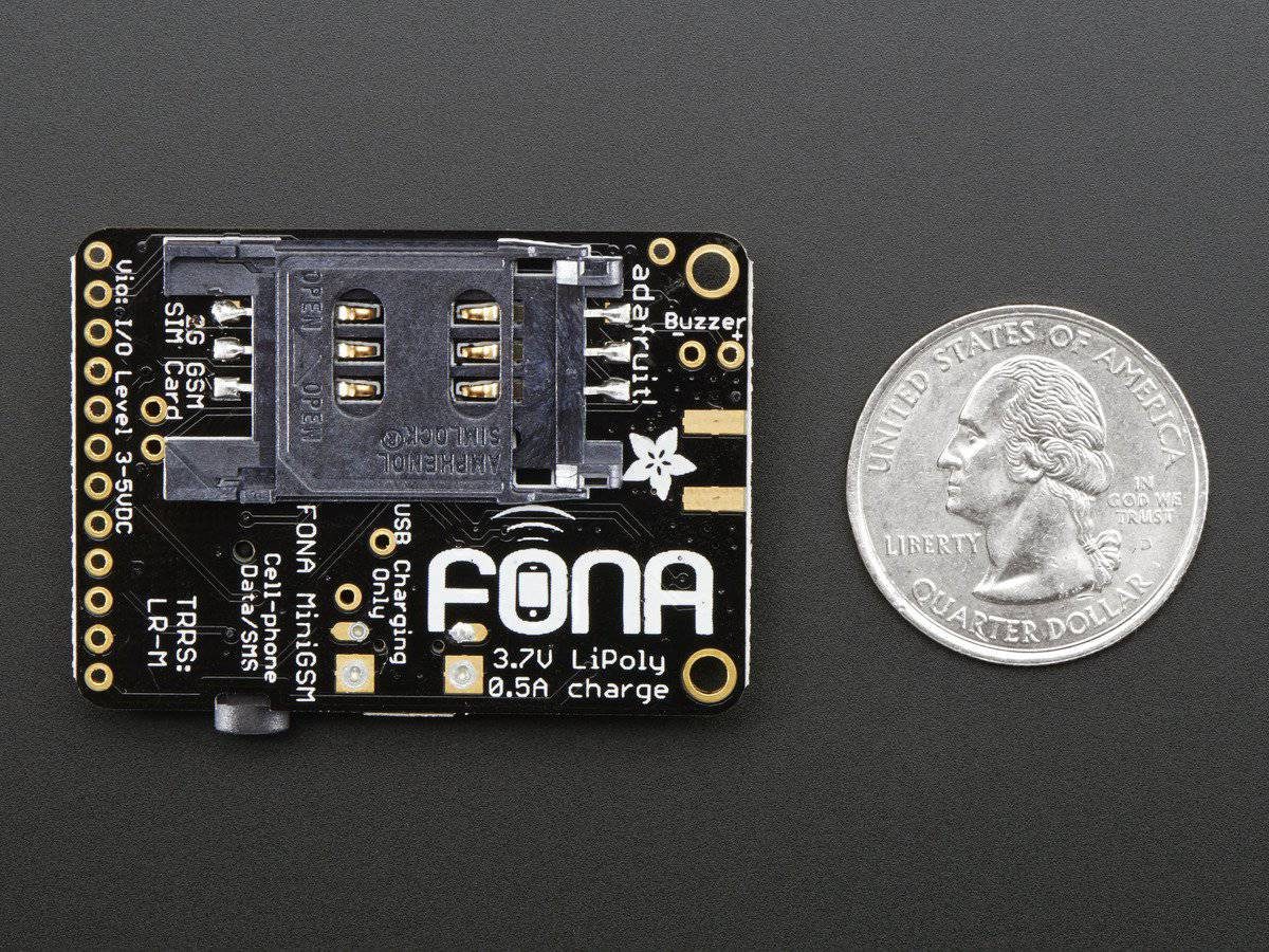 Adafruit FONA - Mini Cellular GSM Breakout uFL Version - ADA1946