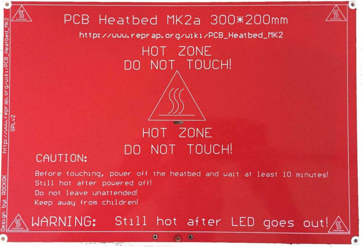 200x300mm MK2A PCB Heatbed Heat Bed 3D Printer Prusa