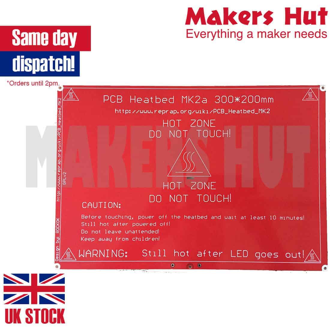 200x300mm MK2A PCB Heatbed Heat Bed 3D Printer Prusa
