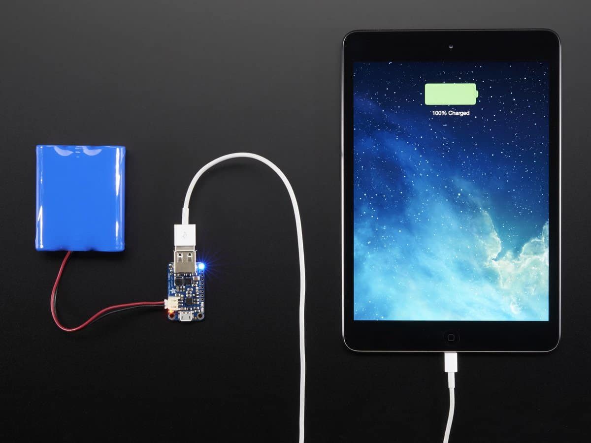 PowerBoost 1000 Charger - Rechargeable 5V Lipo USB Boost @ 1A - 1000C ADA2465