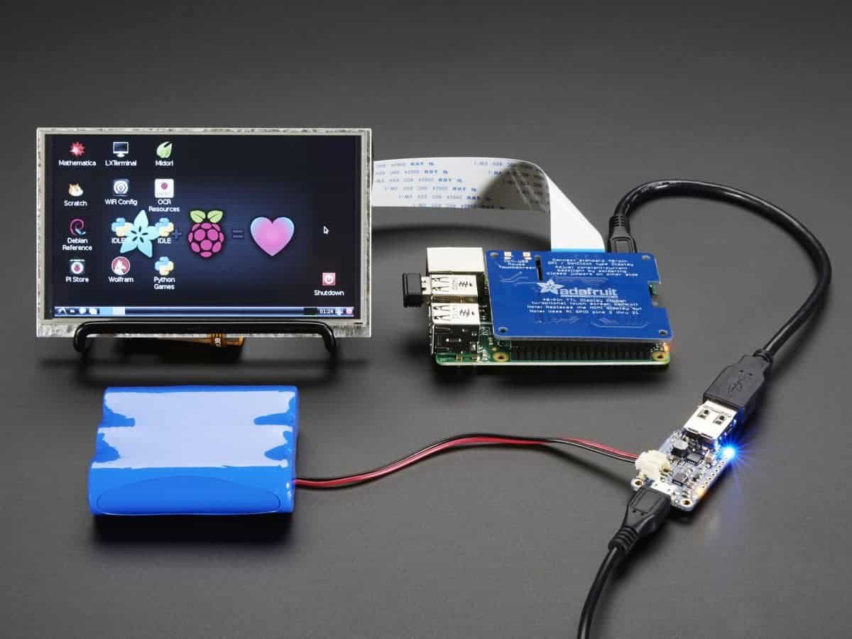 PowerBoost 1000 Charger - Rechargeable 5V Lipo USB Boost @ 1A - 1000C ADA2465