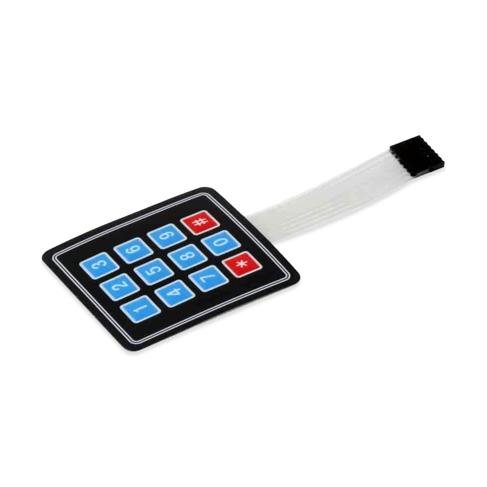 3x4 Matrix Extension Keyboard 12 Key Membrane Switch Keypad Keyboard