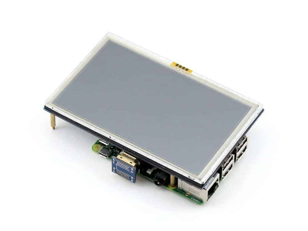 5 inch 800x480 Touch LCD Screen 5" Display For Raspberry Pi Pi2 Model B A