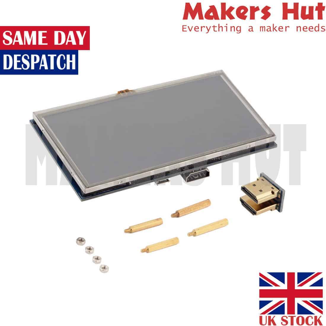 5 inch 800x480 Touch LCD Screen 5" Display For Raspberry Pi Pi2 Model B A