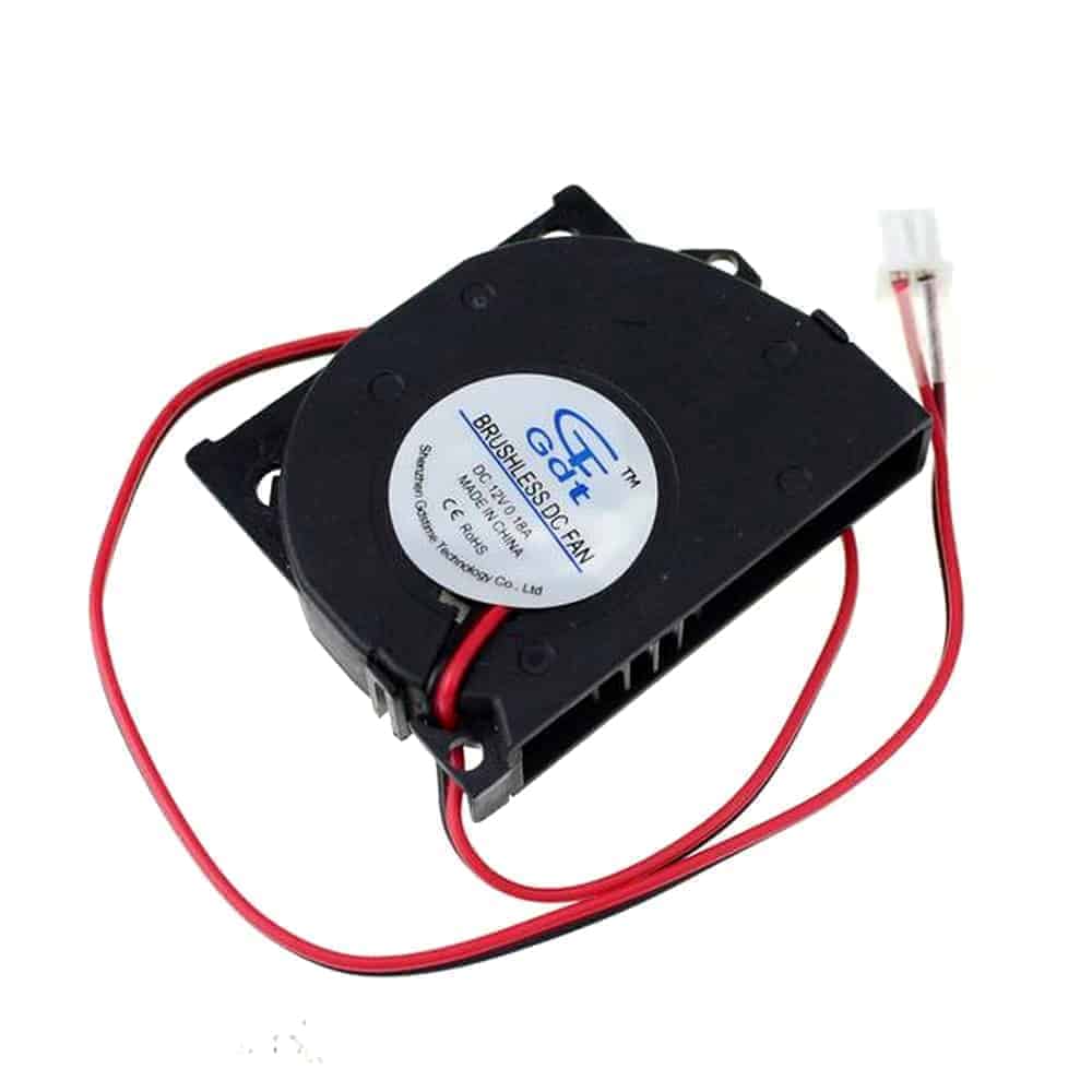 5010 Turbine Blower Fan - 3D Printer - Hotend - Cooling - 12V 2 Pin - 5cm