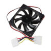 8015 80x80x15mm Fan 12V DC 4-Pin Molex Connector PC Case Cooler