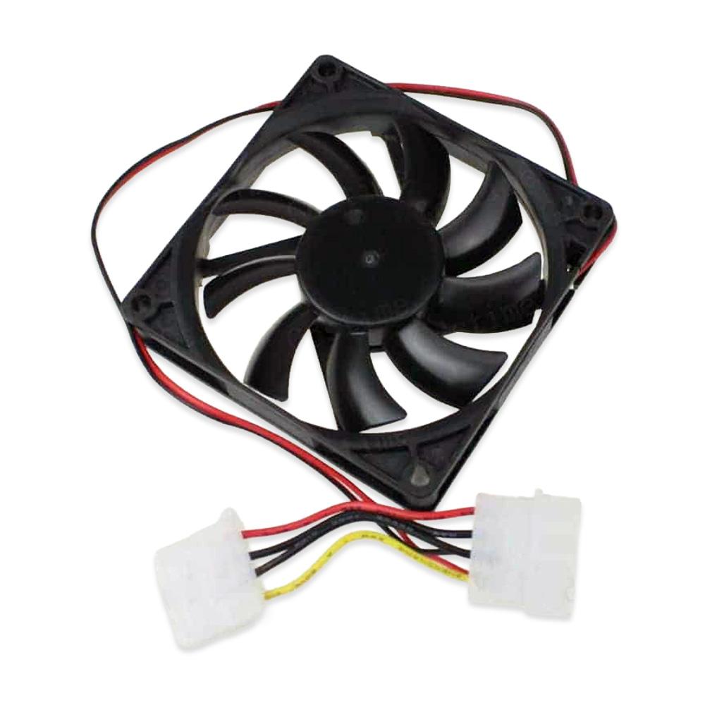 8015 80x80x15mm Fan 12V DC 4-Pin Molex Connector PC Case Cooler