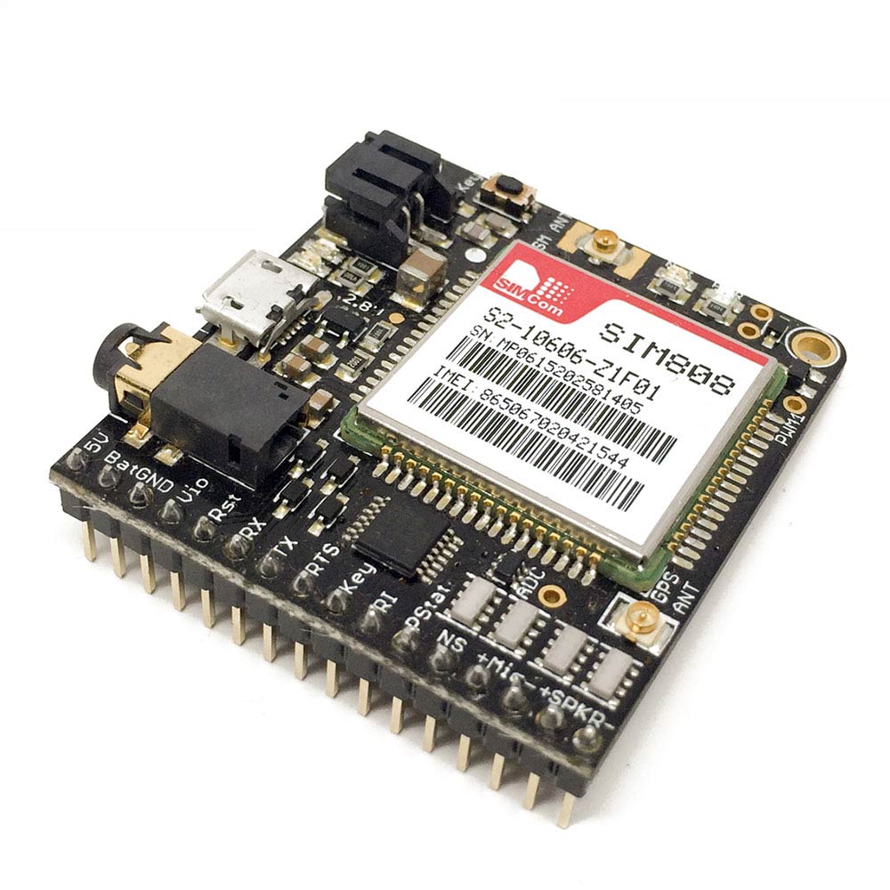 Adafruit FONA 808 Shield - Mini Cell G S M & G P S for Arduino - Adafruit