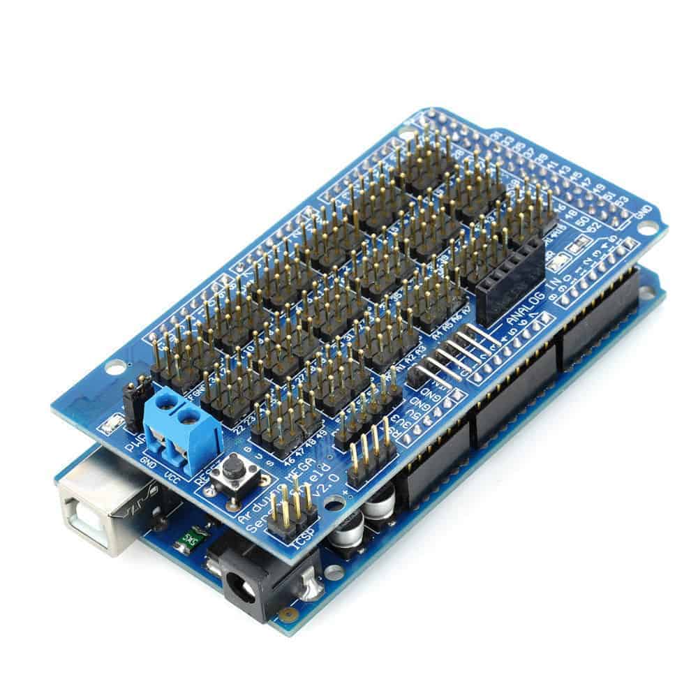 Arduino MEGA Sensor Shield V1.0 V2.0 Dedicated Expansion Development Board 2560 Sup IIC Bluetooth SD Robot Parts DIY