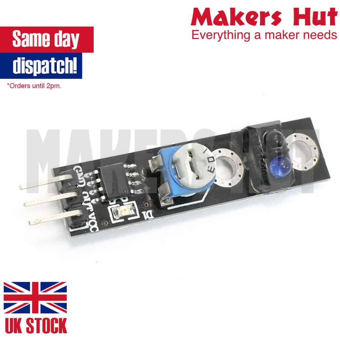 Black and White Line Detection / Tracing Module for Smart Car - Infrared Arduino AVR PIC