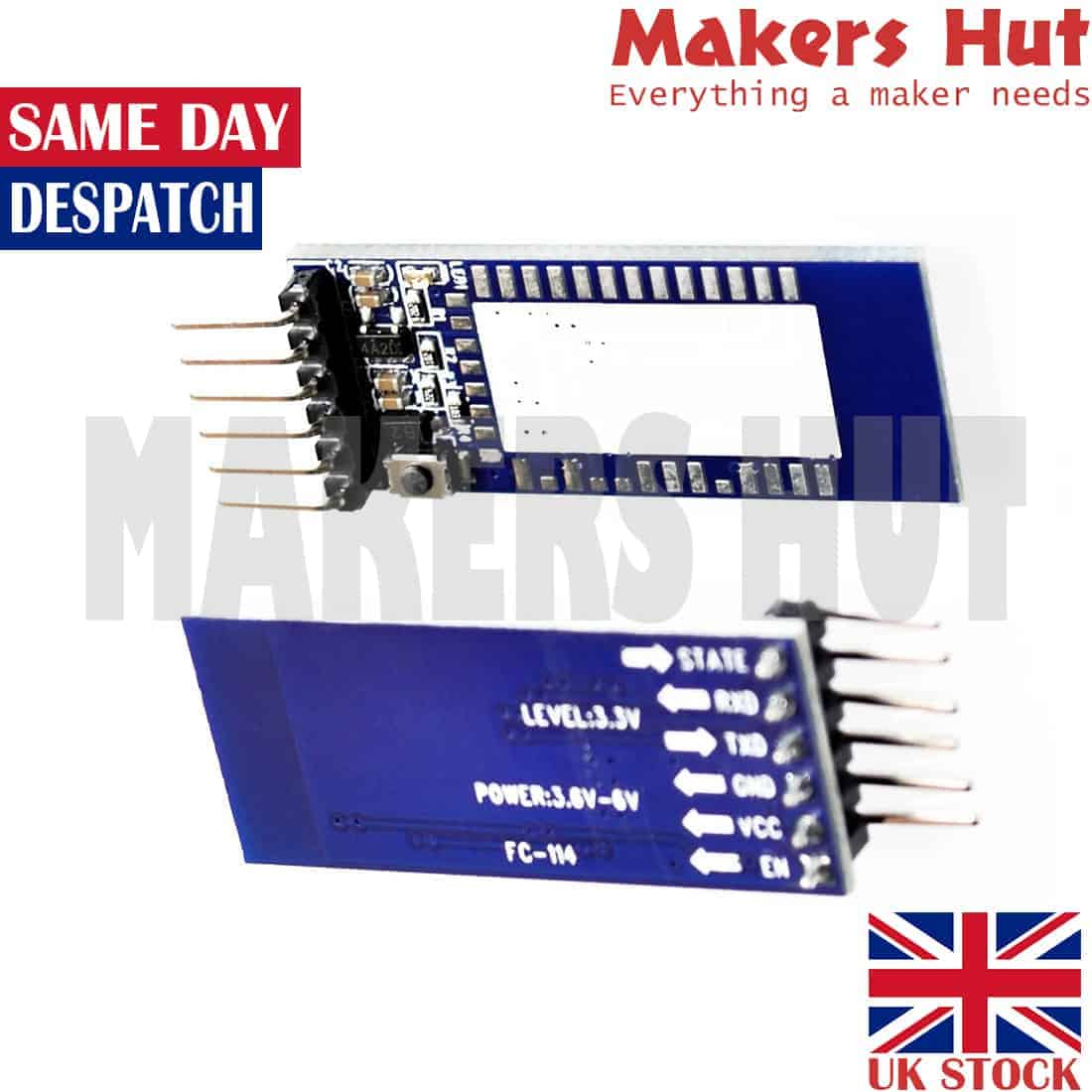 Interface Base Breakout Board for Bluetooth Transceiver- HC-09 HC-07 HC-06 HC-05