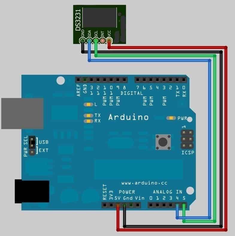 DS3231 AT24C32 I2C Precision Real Time Clock & Memory Module for Arduino