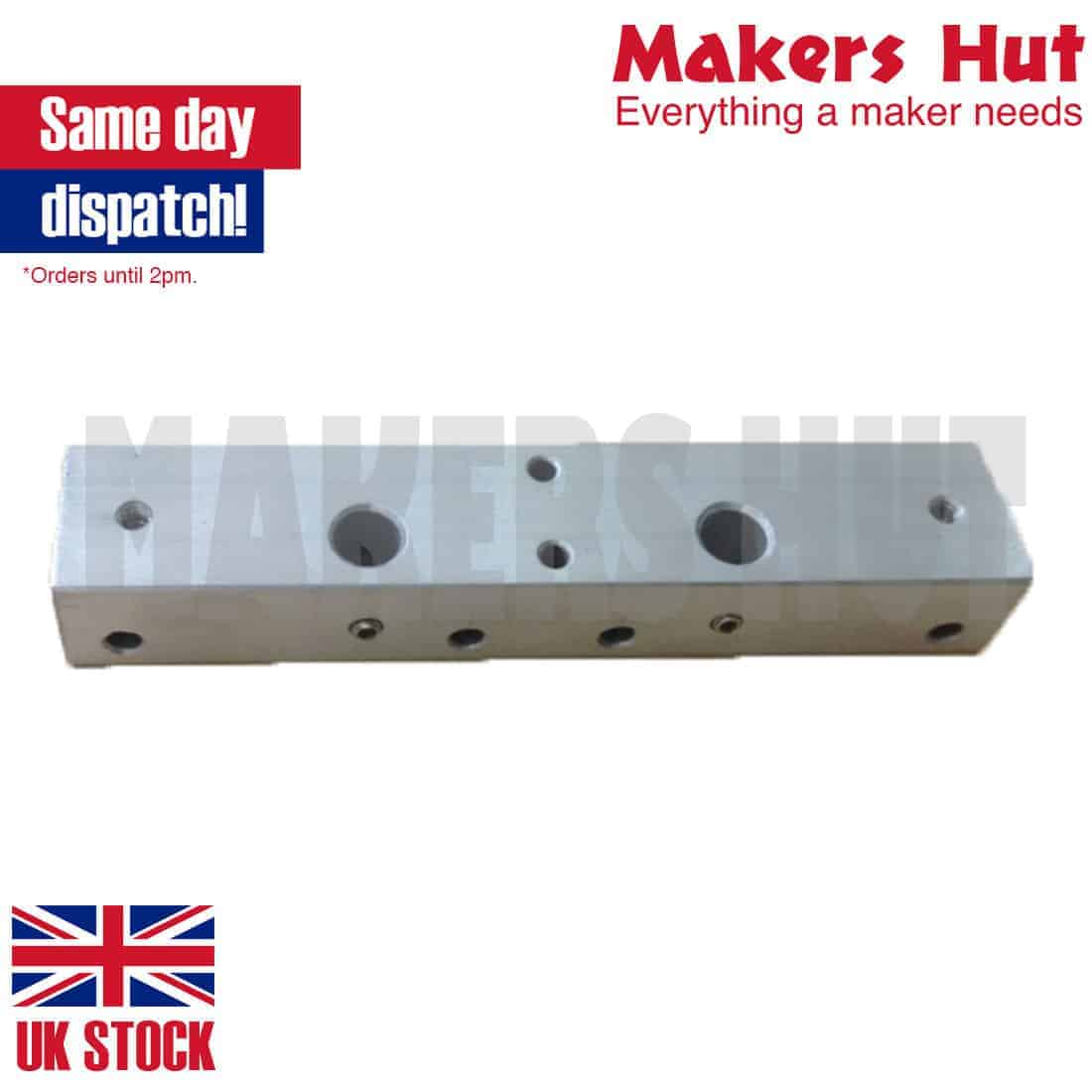 Hotend Mount Bar for Dual Extruder - Makerbot CTC 3D Printer MK10