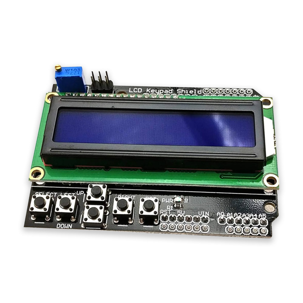 LCD Keypad Shield LCD1602 16x2 Screen Display Module Arduino Uno