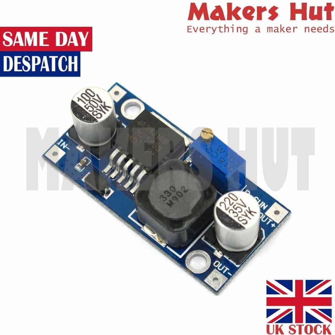 2pcs x LM2596 DC-DC 4-35V Adjustable Step Down Power Supply Module