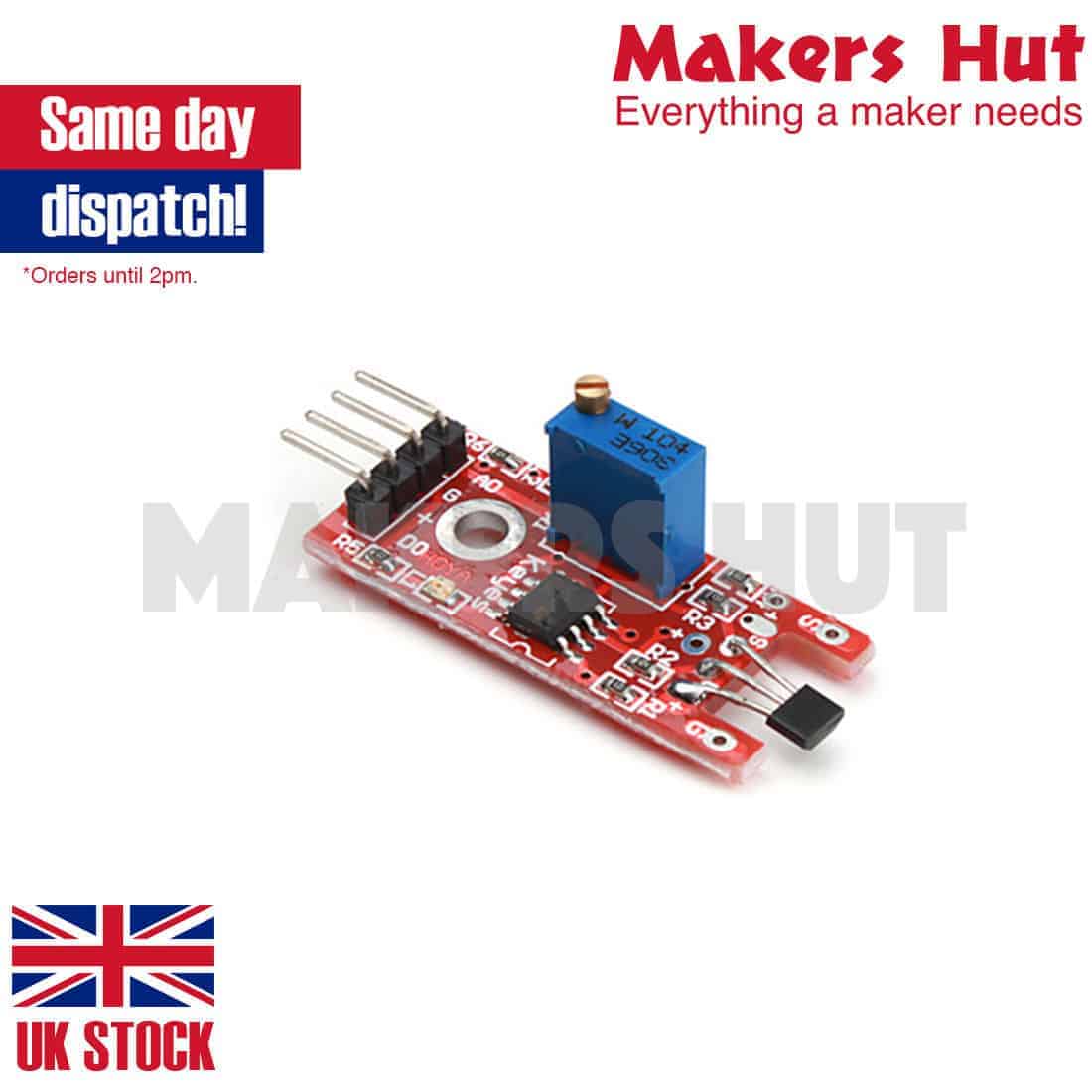 Linear Hall Magnetic Module For Arduino AVR PIC - KY-024