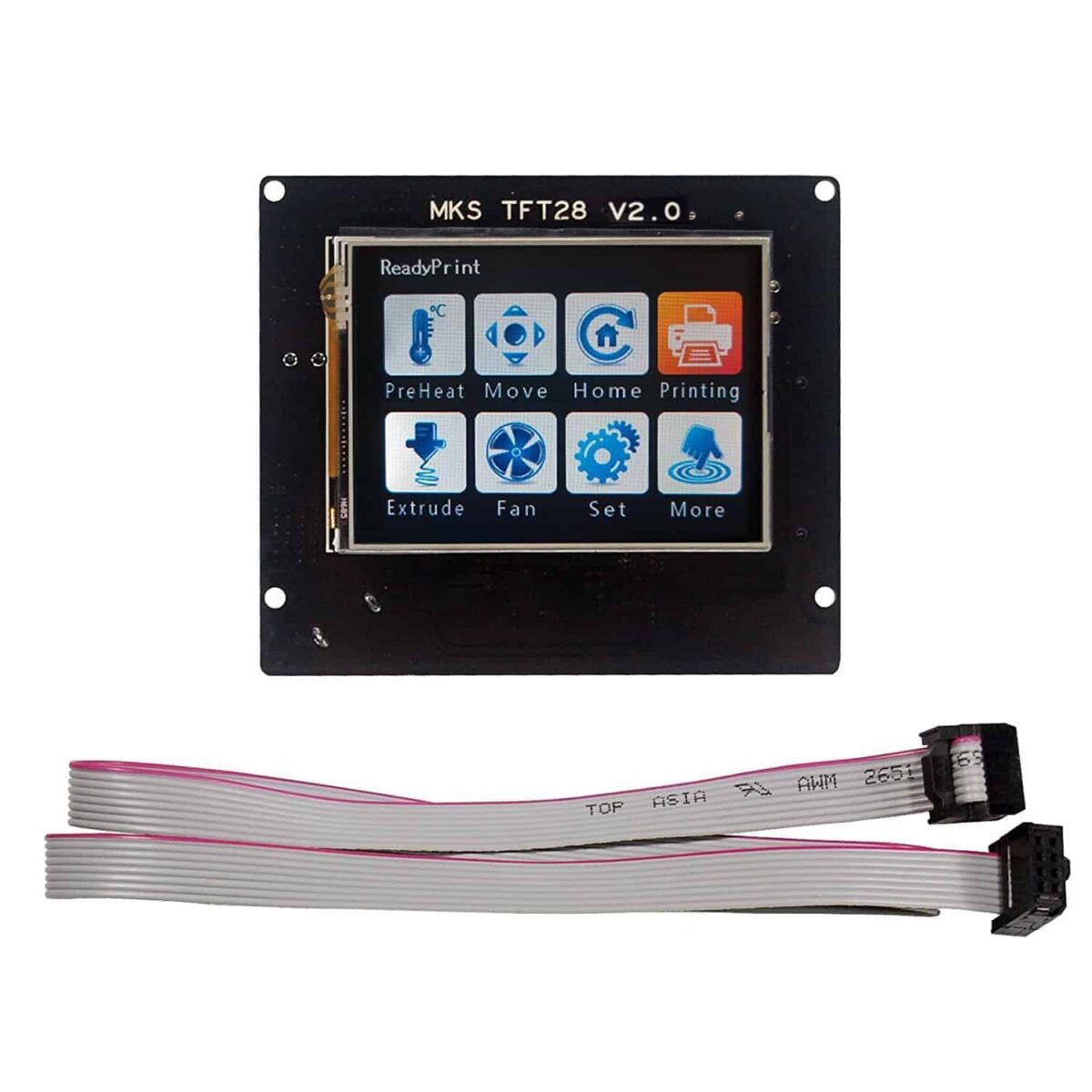 2.8 Inch MKS TFT28 V4 Full Color Touch Screen Support WIFI APP For 3D Printer