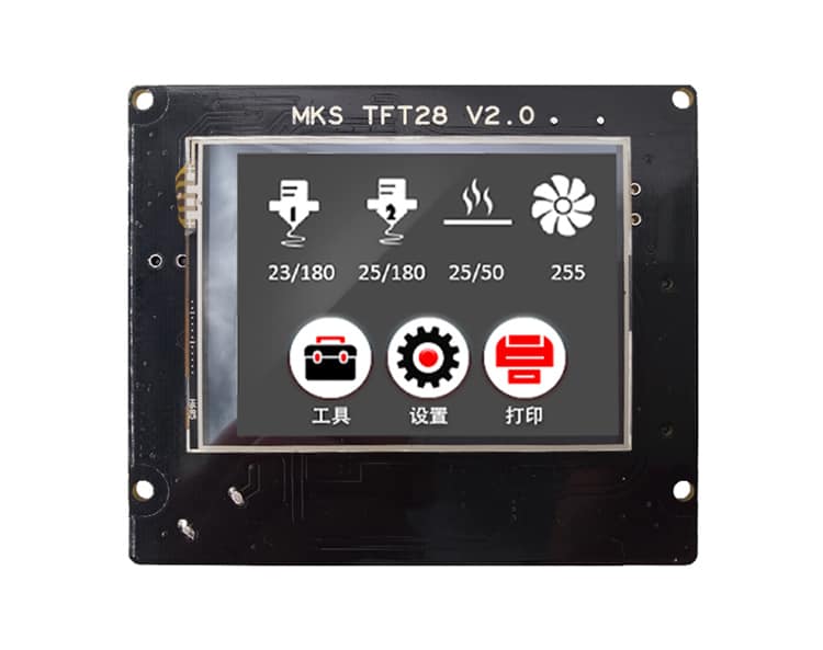 2.8 Inch MKS TFT28 V4 Full Color Touch Screen Support WIFI APP For 3D Printer