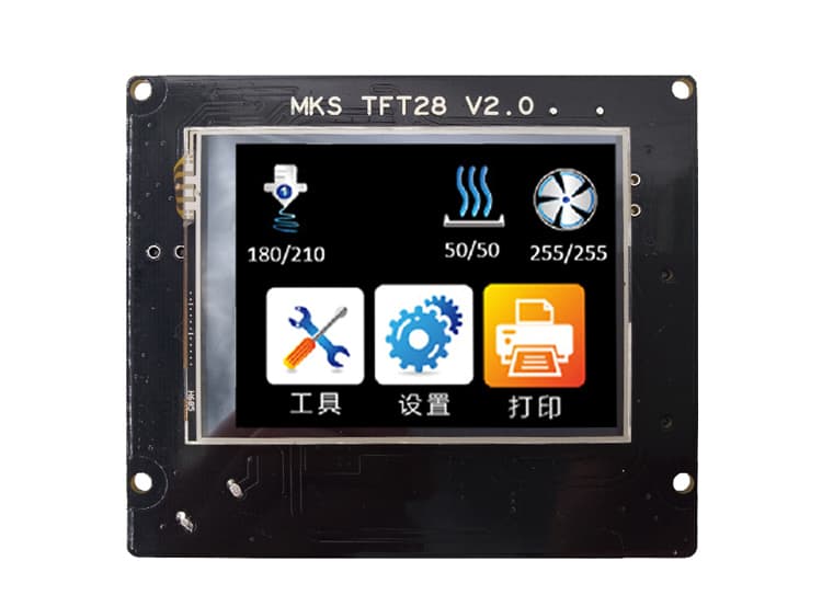 2.8 Inch MKS TFT28 V4 Full Color Touch Screen Support WIFI APP For 3D Printer