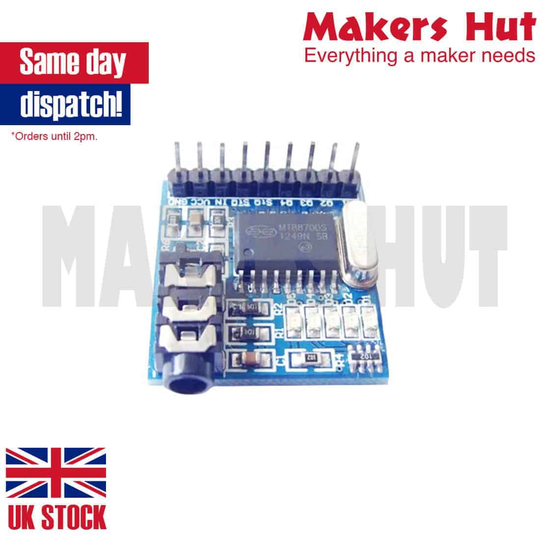 MT8870 DTMF Tone Decoding Module Voice Raspberry PI Arduino