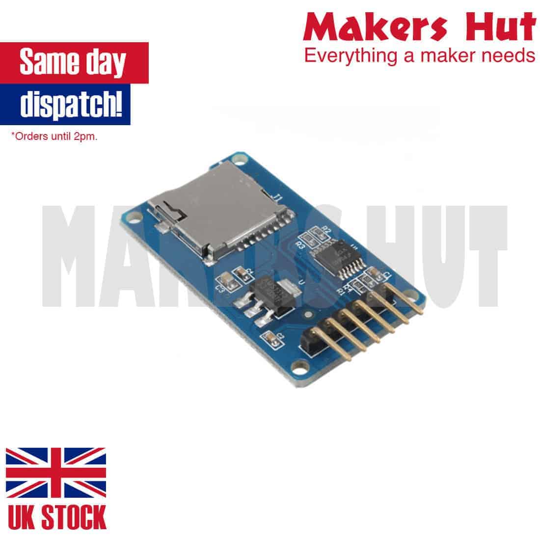 Micro SD Storage Board TF Card Reader Memory Shield Module SPI for Arduino