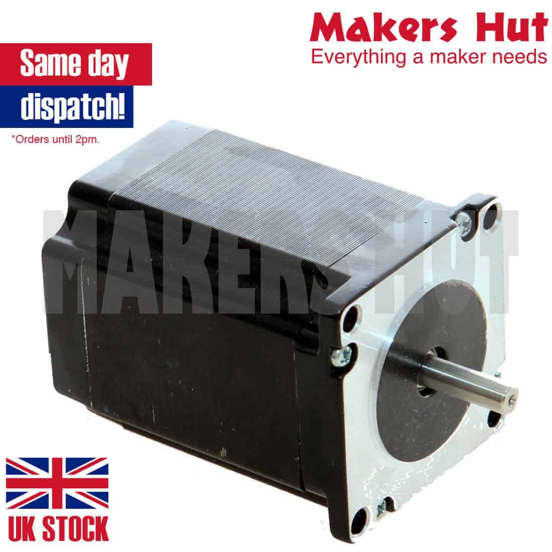 Nema23 76mm shaft 8mm stepper motor 56.4x56.4x76mm 1.89Nm 2.8A