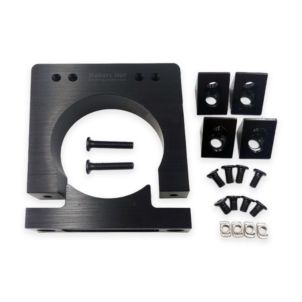 OpenBuilds Router - Spindle Mount Kit - 80mm / 71mm / 65mm / 52mm