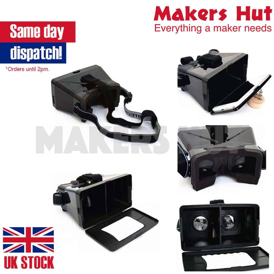 Virtual Reality Googles 3D VR for 3.5in - 5.6 in Phones - Google Cardboard